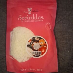 Pink Zebra Coco Loco Fragranced Wax Melts - Pink and White